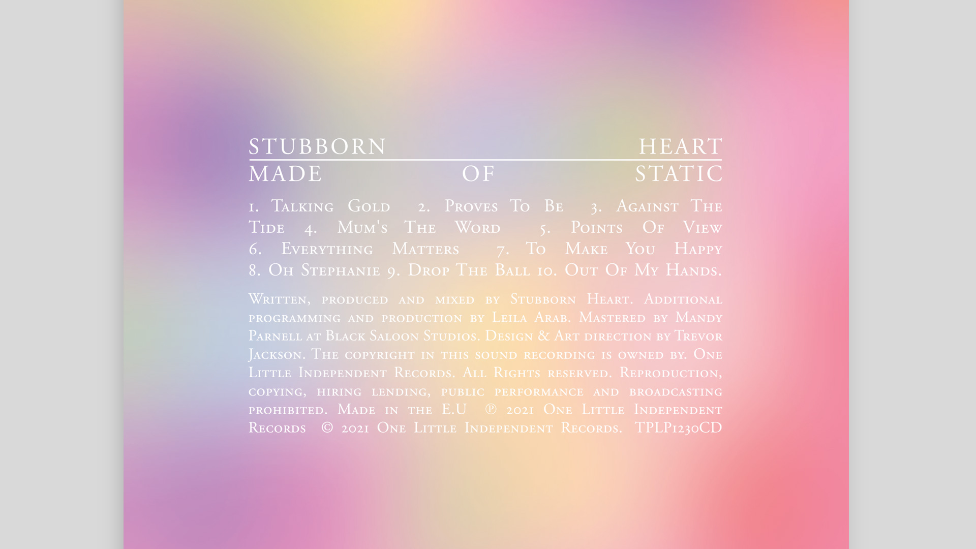Stubborn Heart –