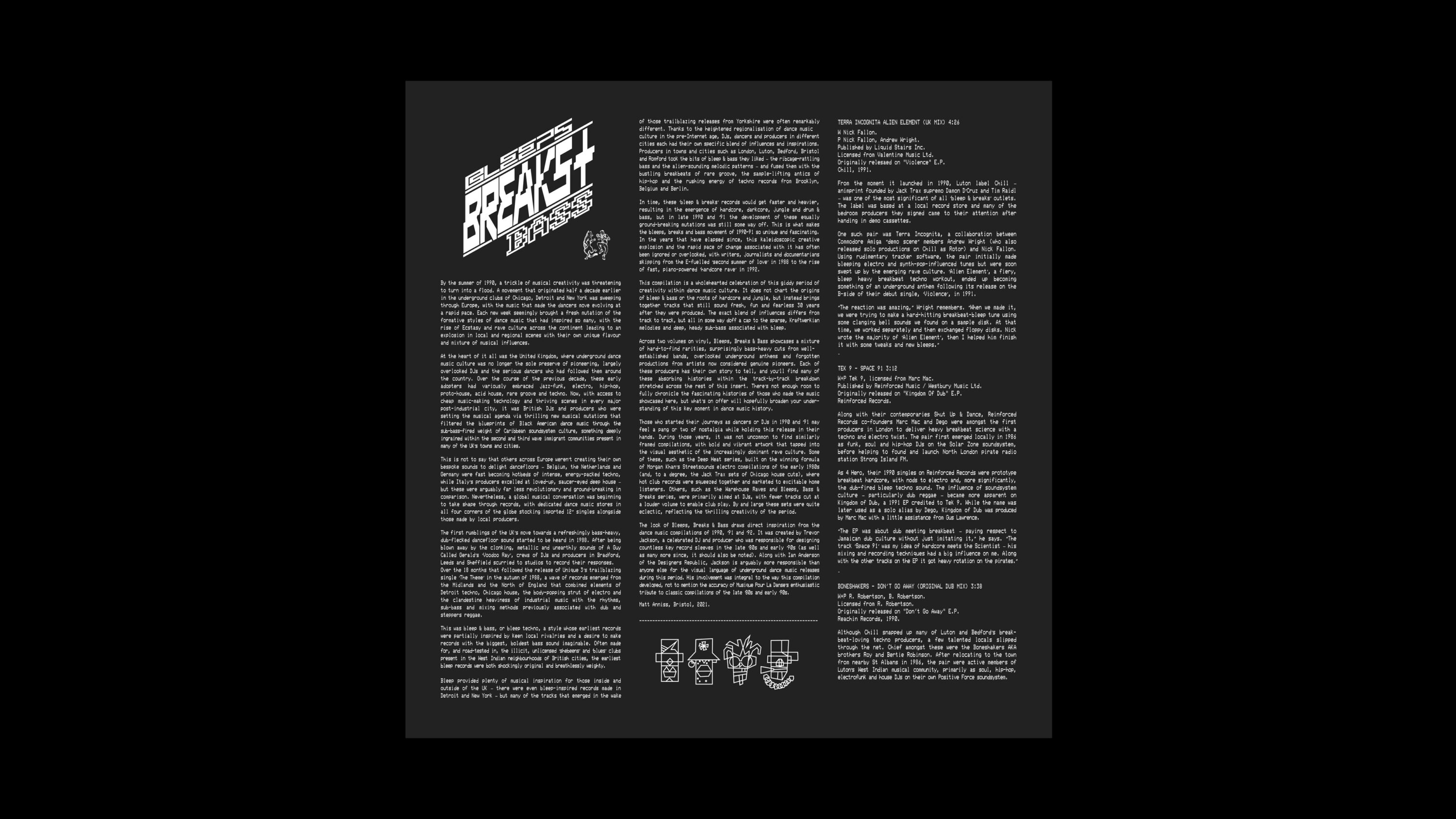 Bleeps, Breaks + Bass –