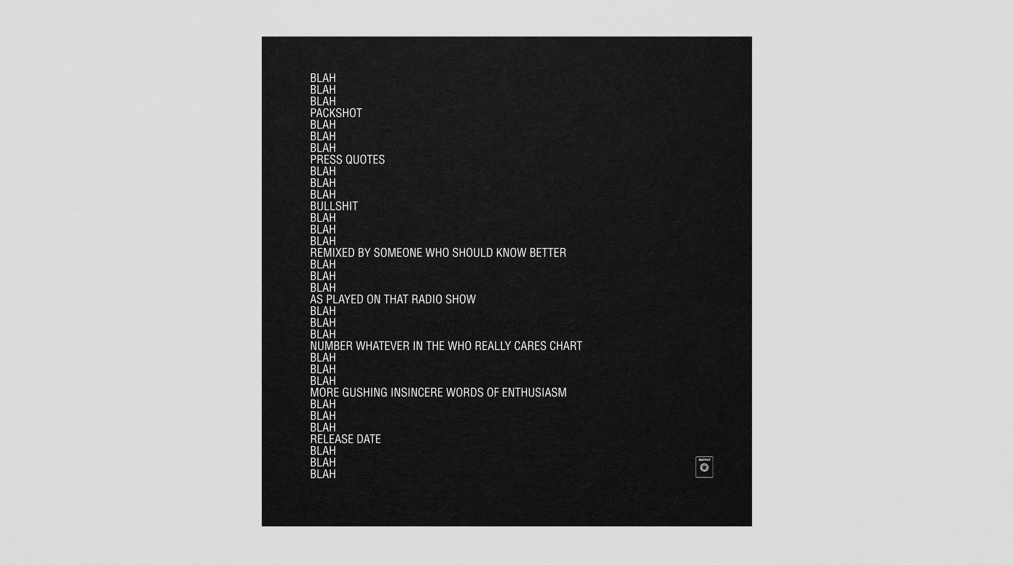 Output Recordings –