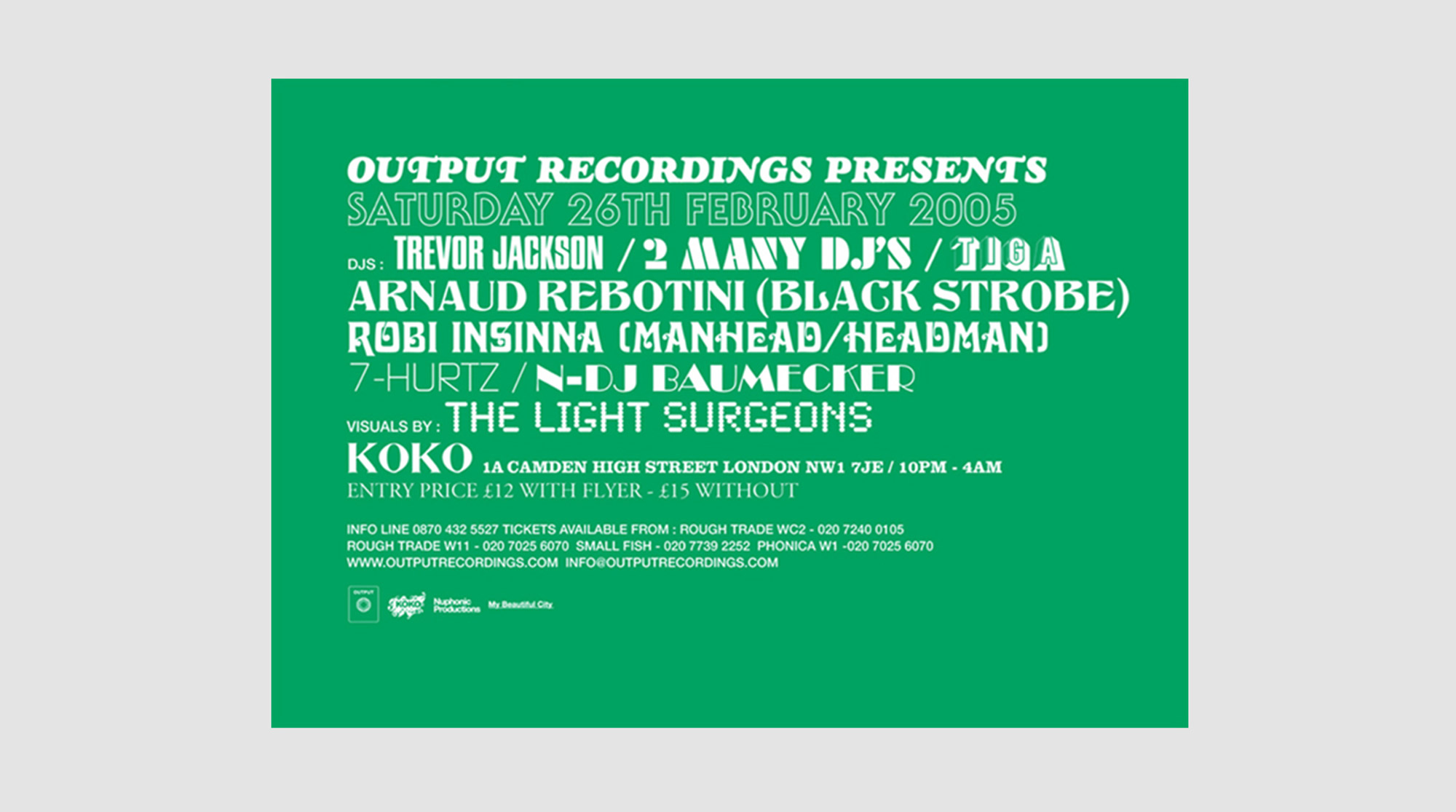 Output Recordings –