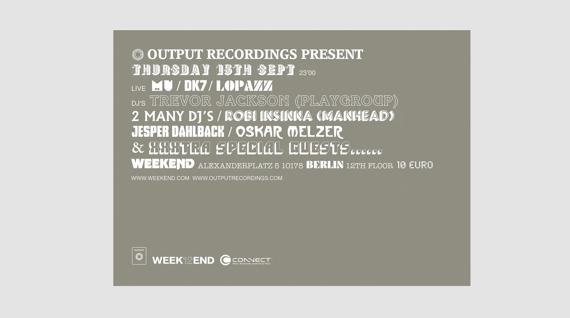 Output Recordings –